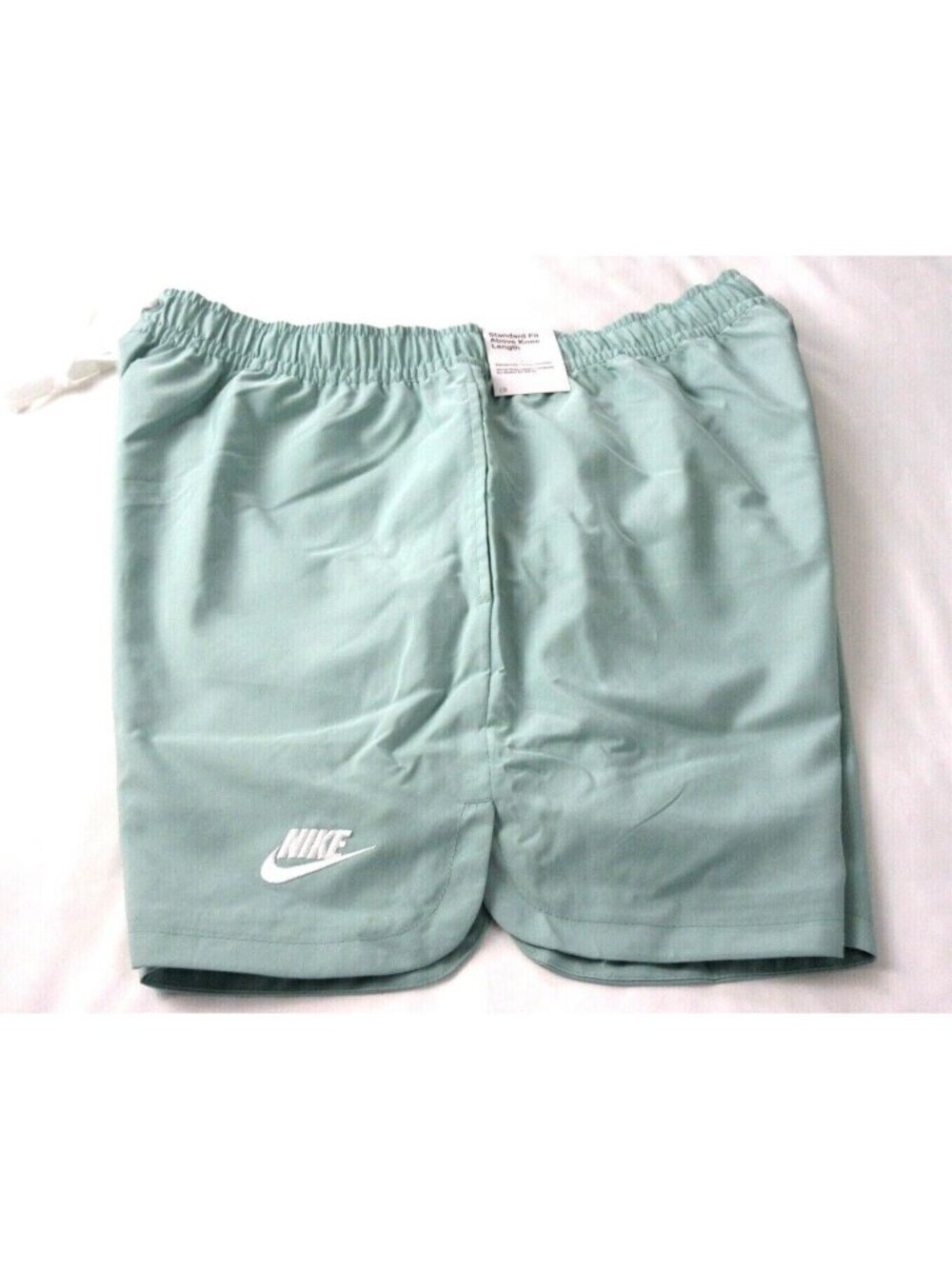 Nike Sportswear Men's Woven Flow Mesh Lined Shorts Mineral Green White NWT 2XL